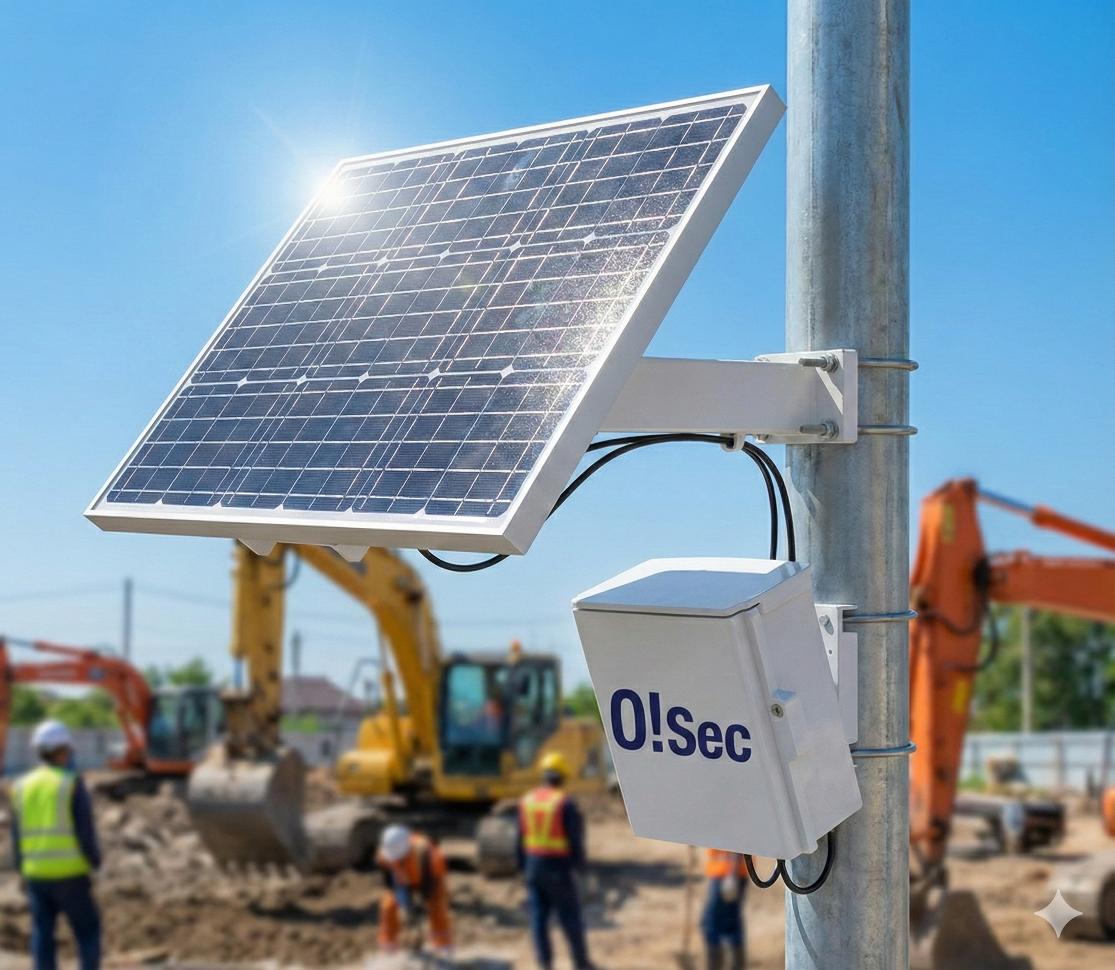 簡単な設置作業の様子